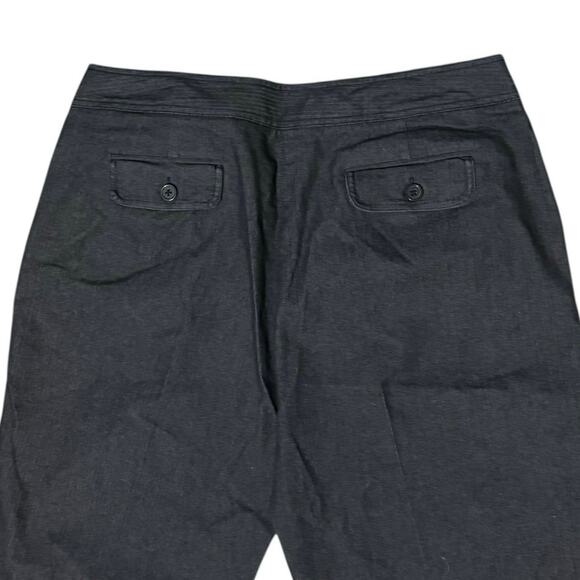 Larry Levine Stretch wide leg sailor classic pants. - Picture 3 of 7